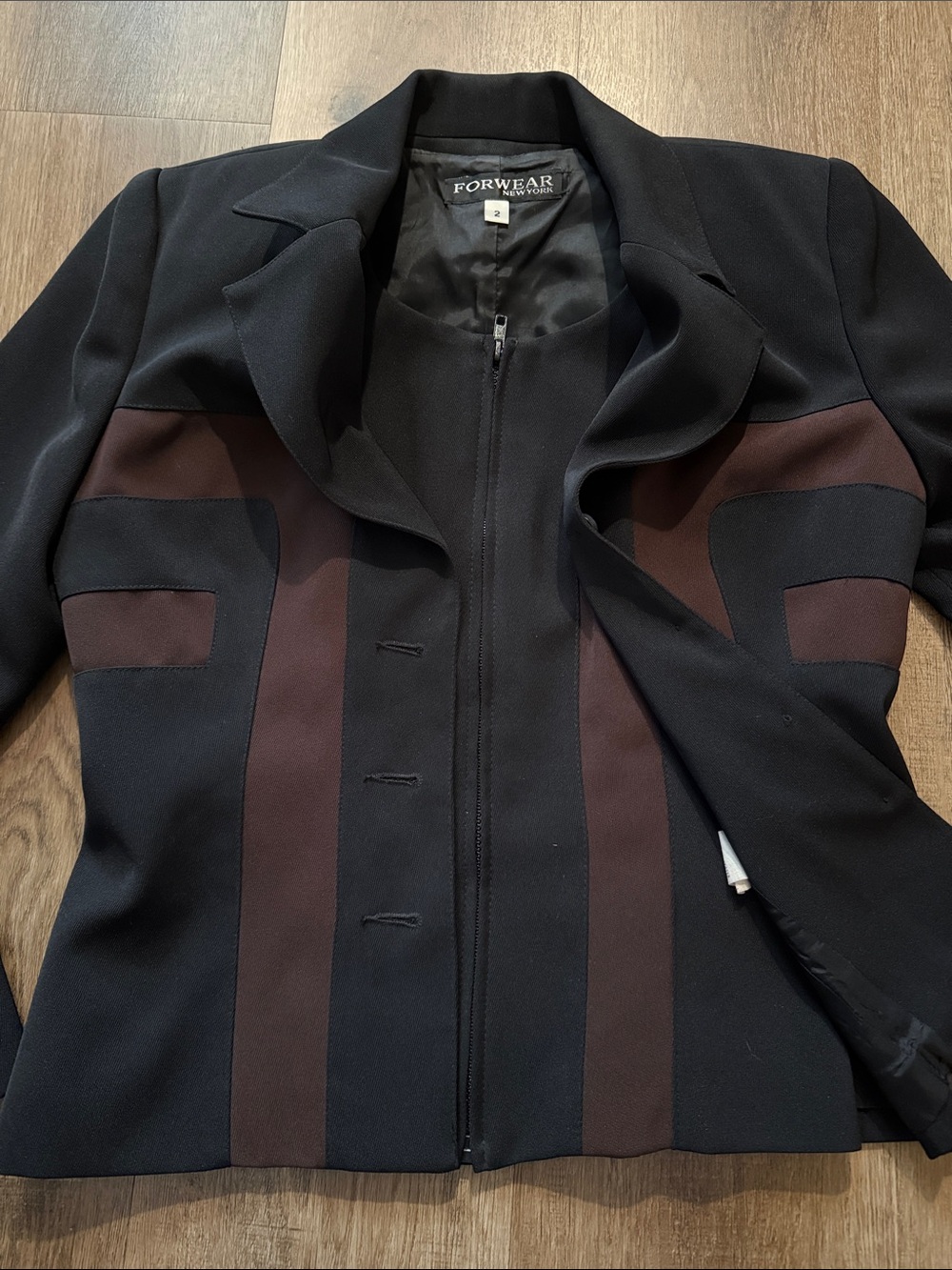 FORWEAR New York Vintage Blazer& Vest Size 2